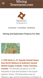 Mobile Screenshot of miningtenements.com